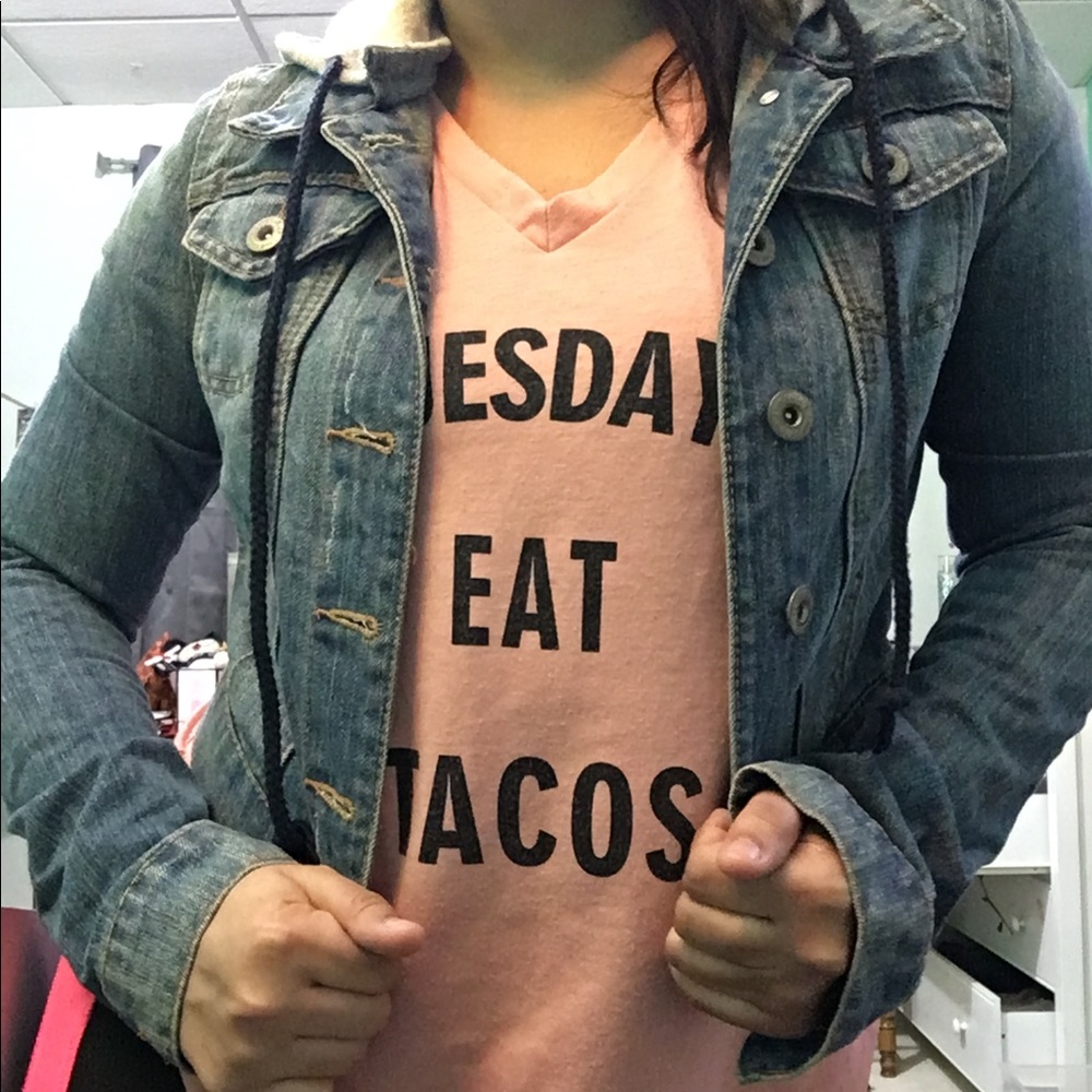 Denim jacket w/ hood